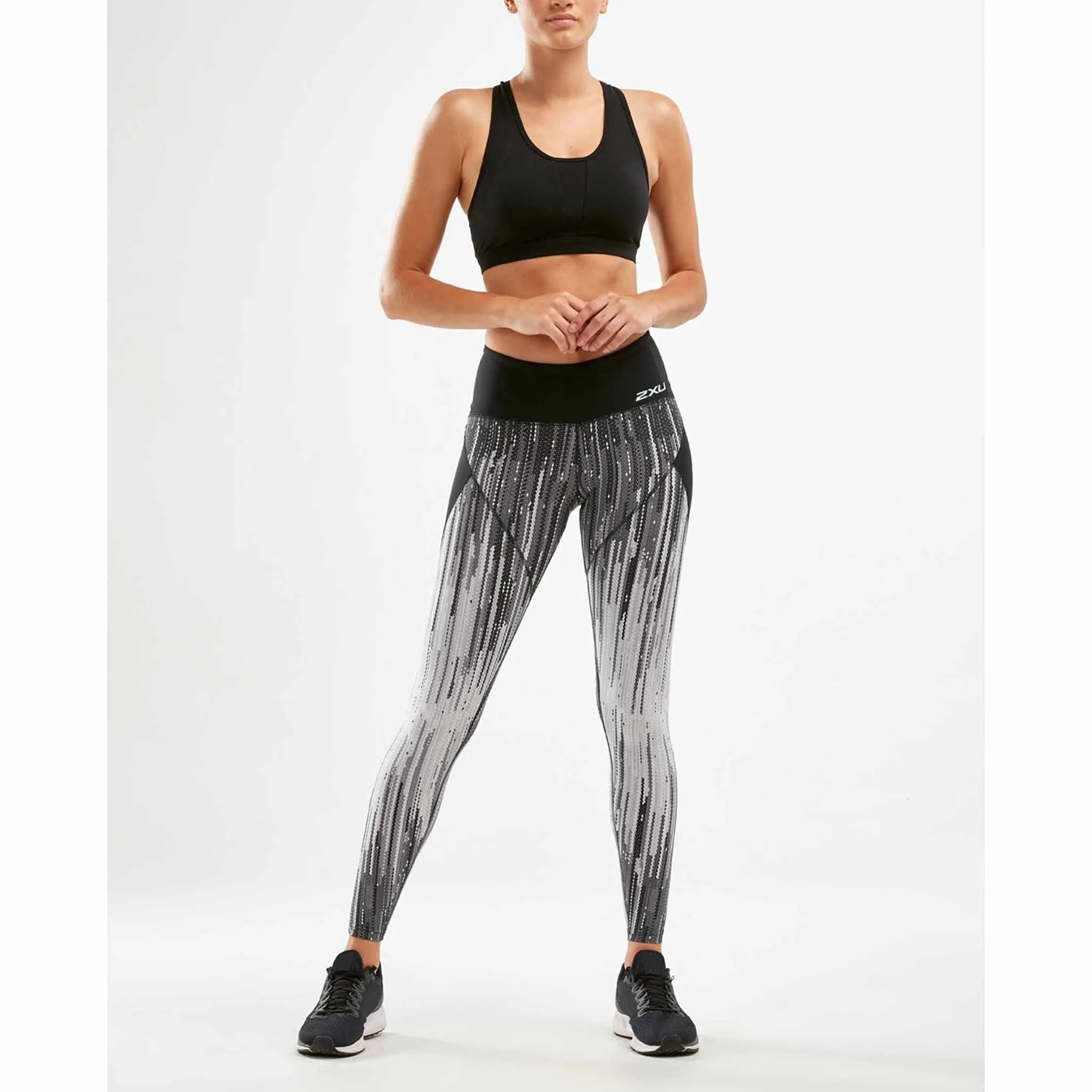 2XU leggings de compression imprimé taille mi-haute d'entrainement femme