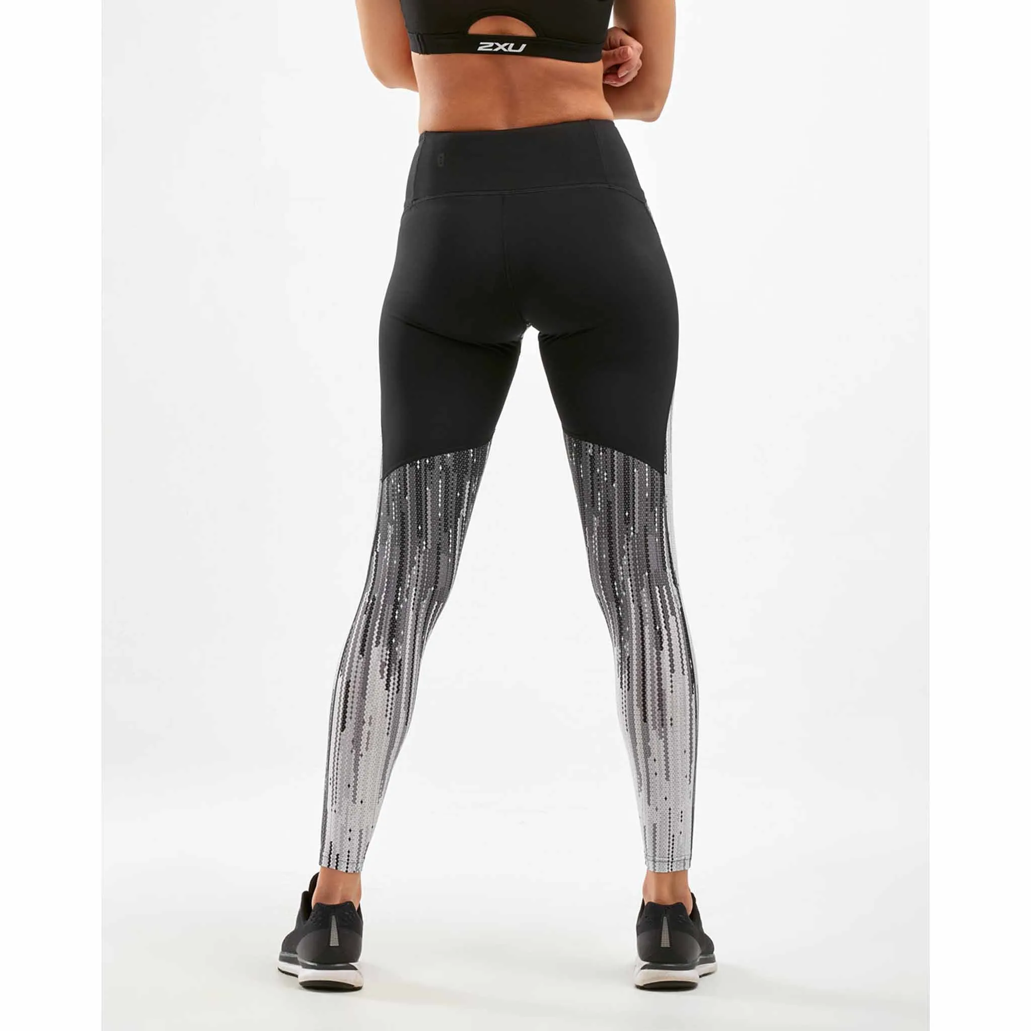 2XU leggings de compression imprimé taille mi-haute d'entrainement femme