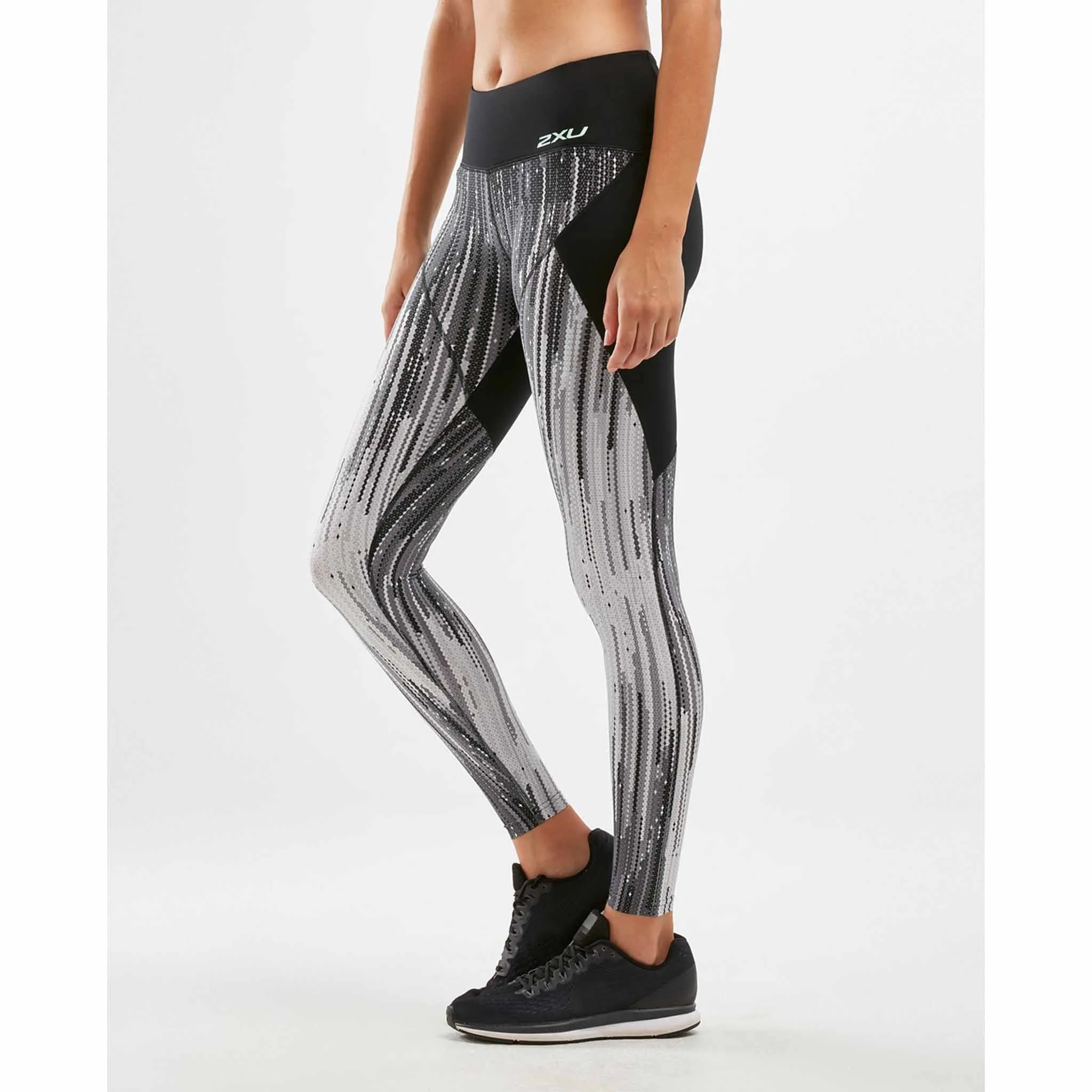 2XU leggings de compression imprimé taille mi-haute d'entrainement femme