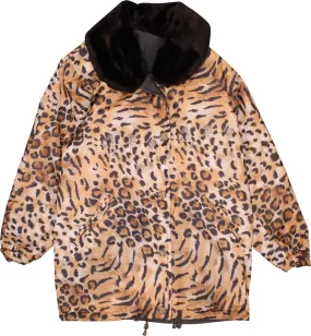 Animal Print Reversible Coat | ThriftTale