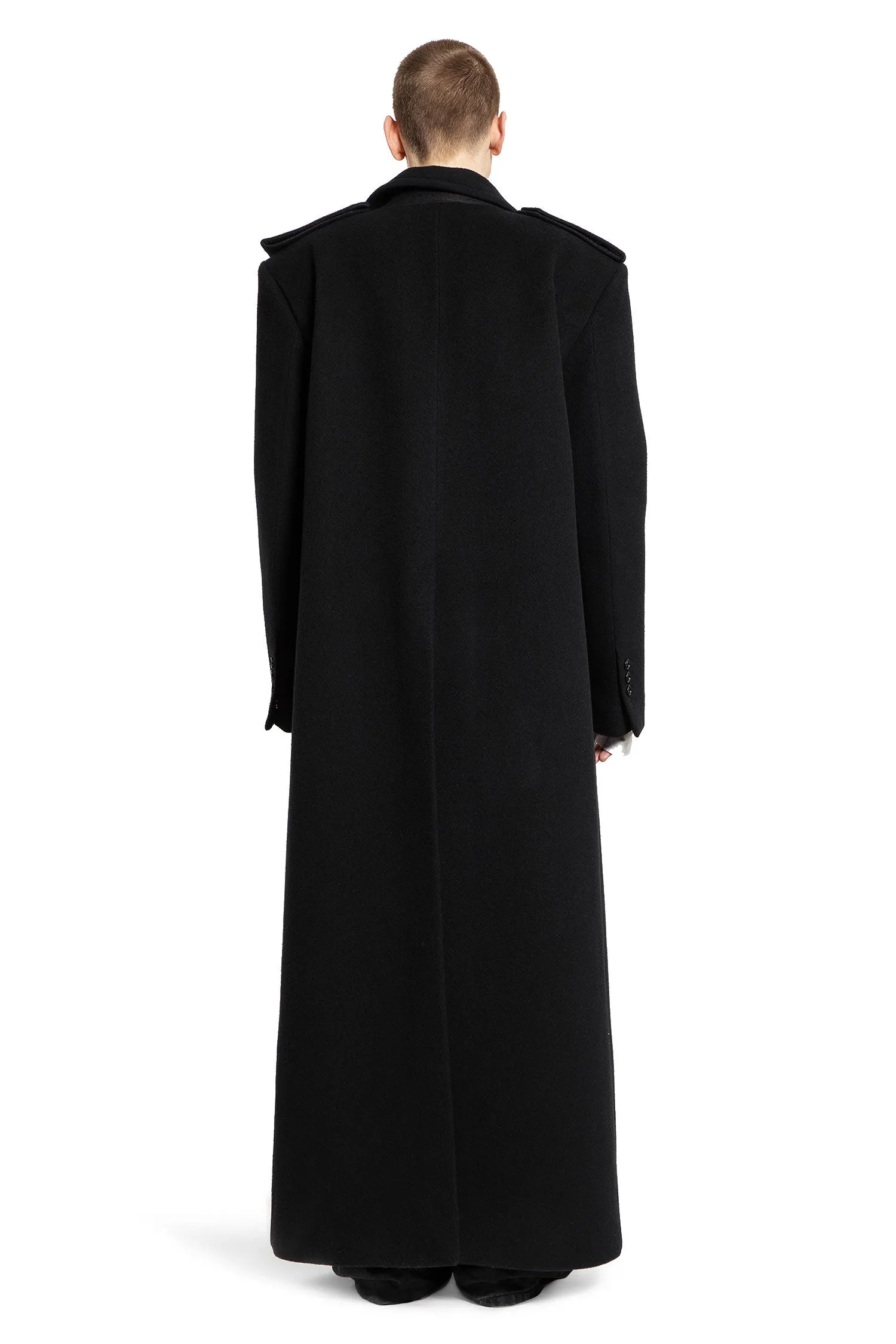 ann demeulemeester svante high-comfort tailored coat