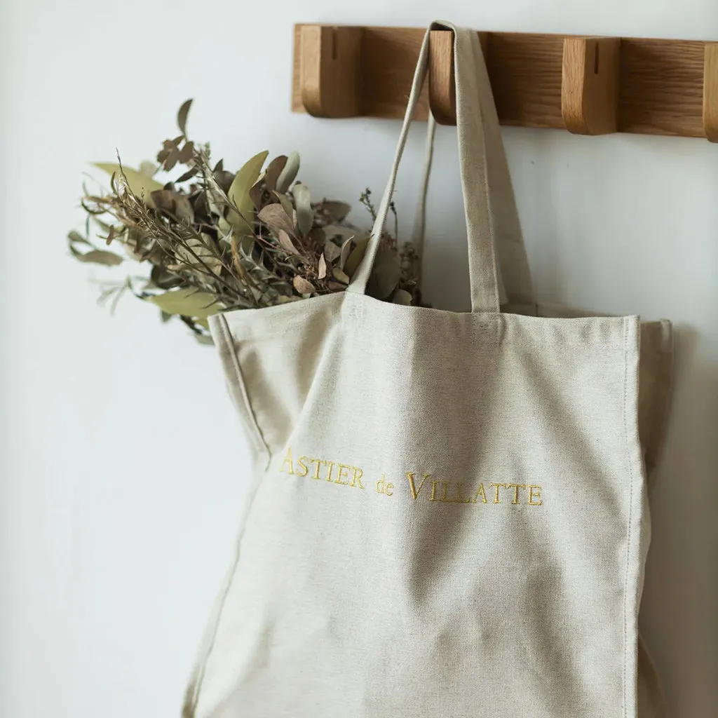 Astier De Villatte Shopping Bag Ecru