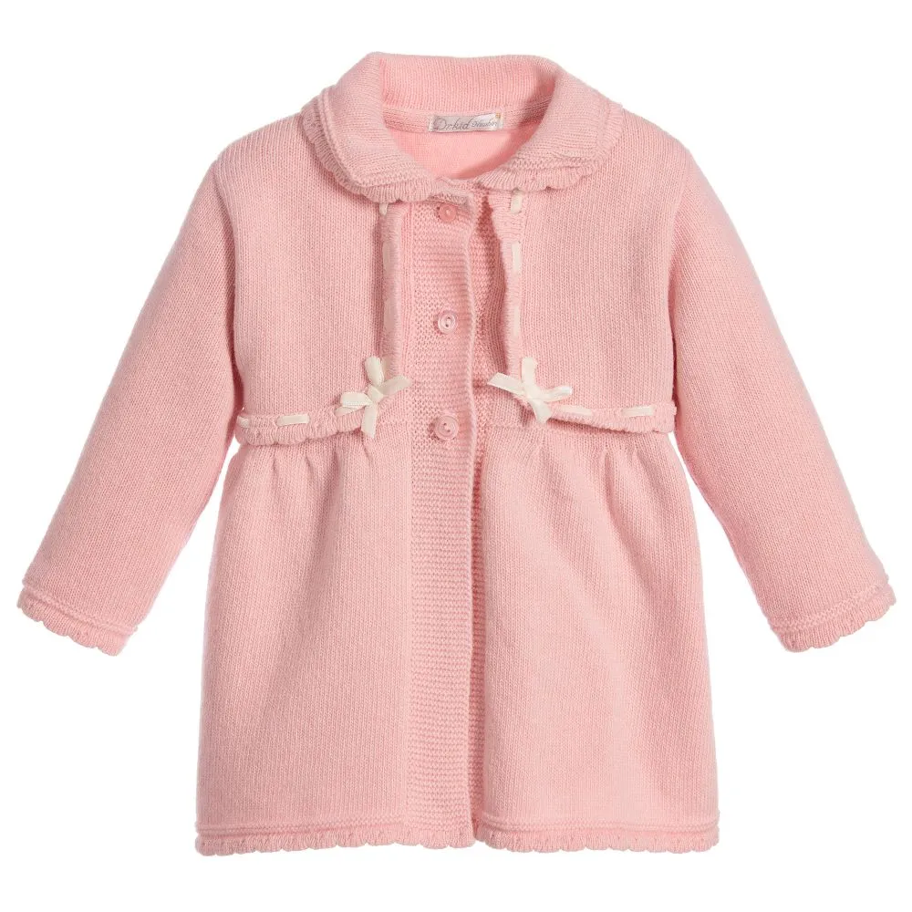 Baby Girls Knitted Wool Coat