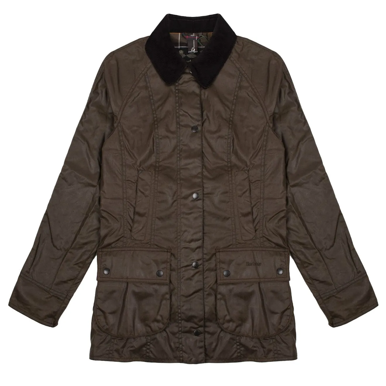 Barbour Womens Beadnell Wax Jacket Bark