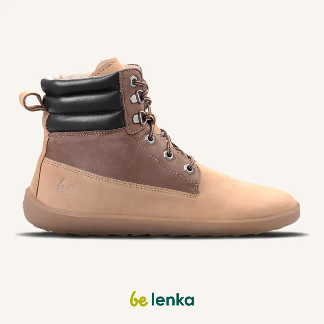 Barefoot Boots Be Lenka Nevada Neo - Sand & Dark Brown