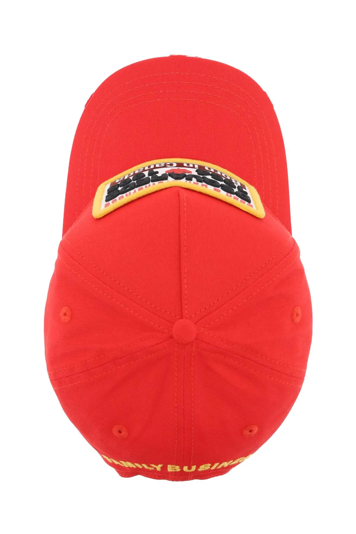 Baseball Cap With Logoed Patch