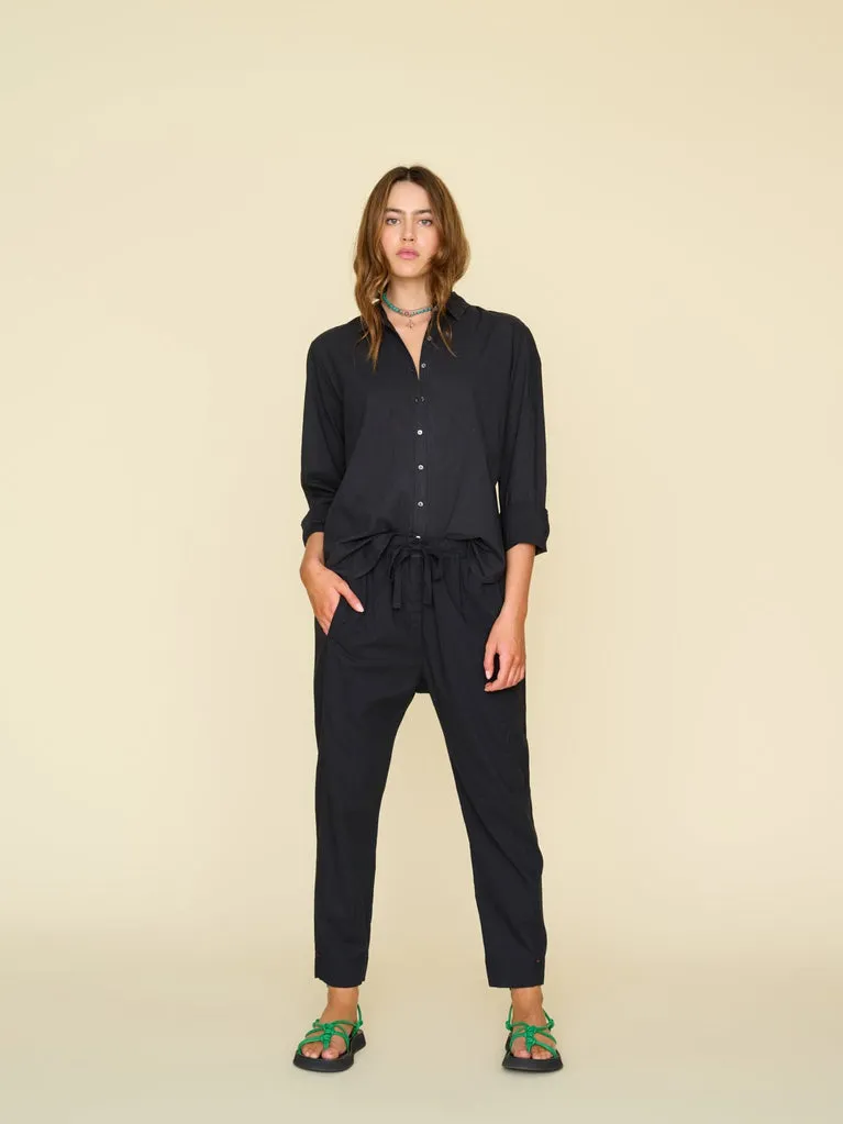 Black Draper Pant