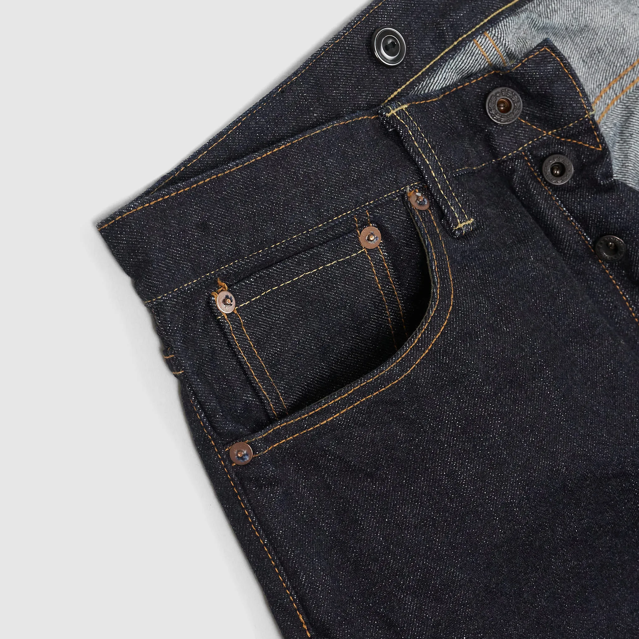 Black Sign 14Oz Wide Straight 5-Pocket Jeans