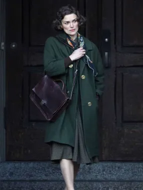 Boston Strangler 2023 Keira Knightley Green Coat