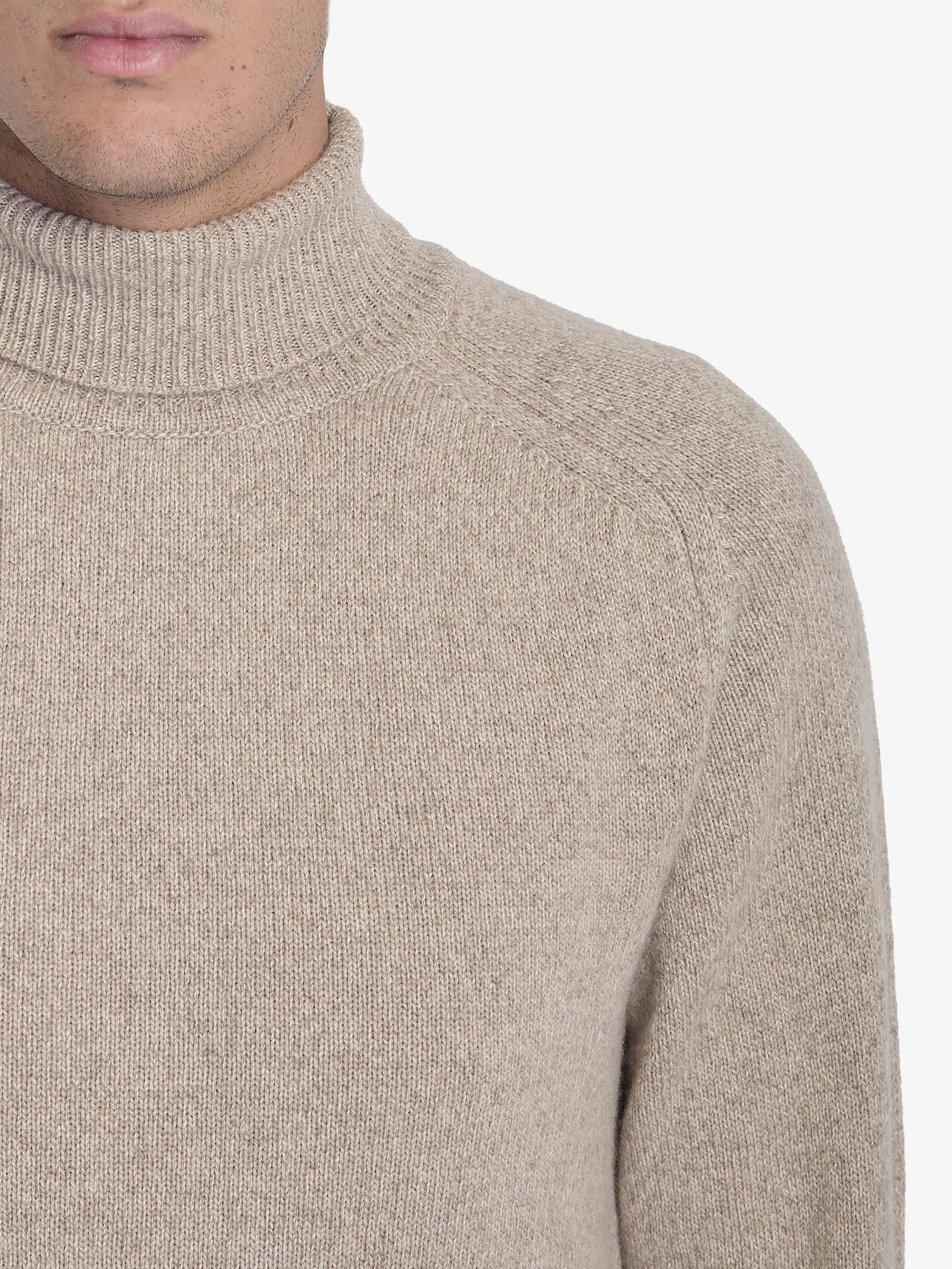 Cashmere turtleneck sweater