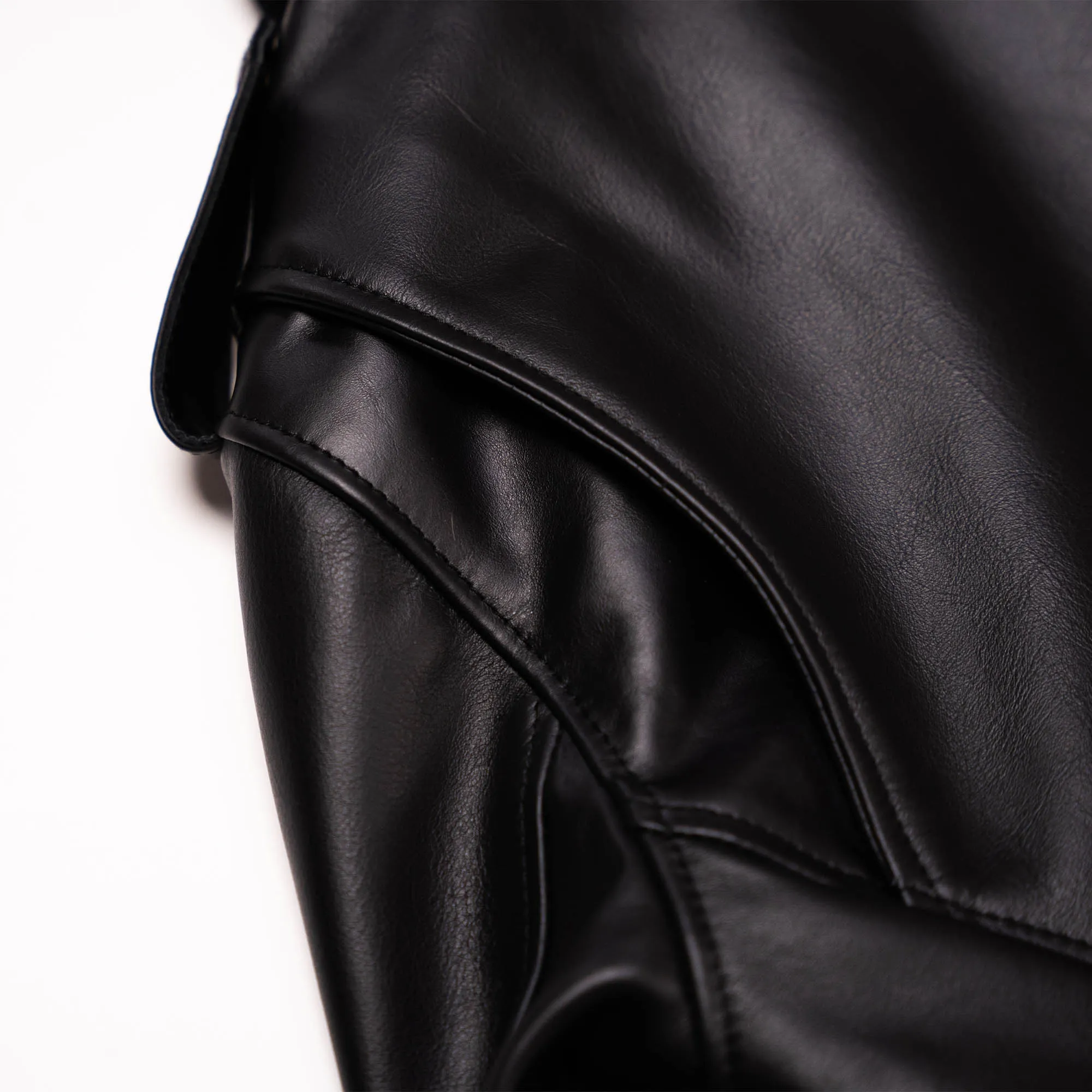 Chiodo Black Steerhide Leather Jacket - Shangri-la Heritage