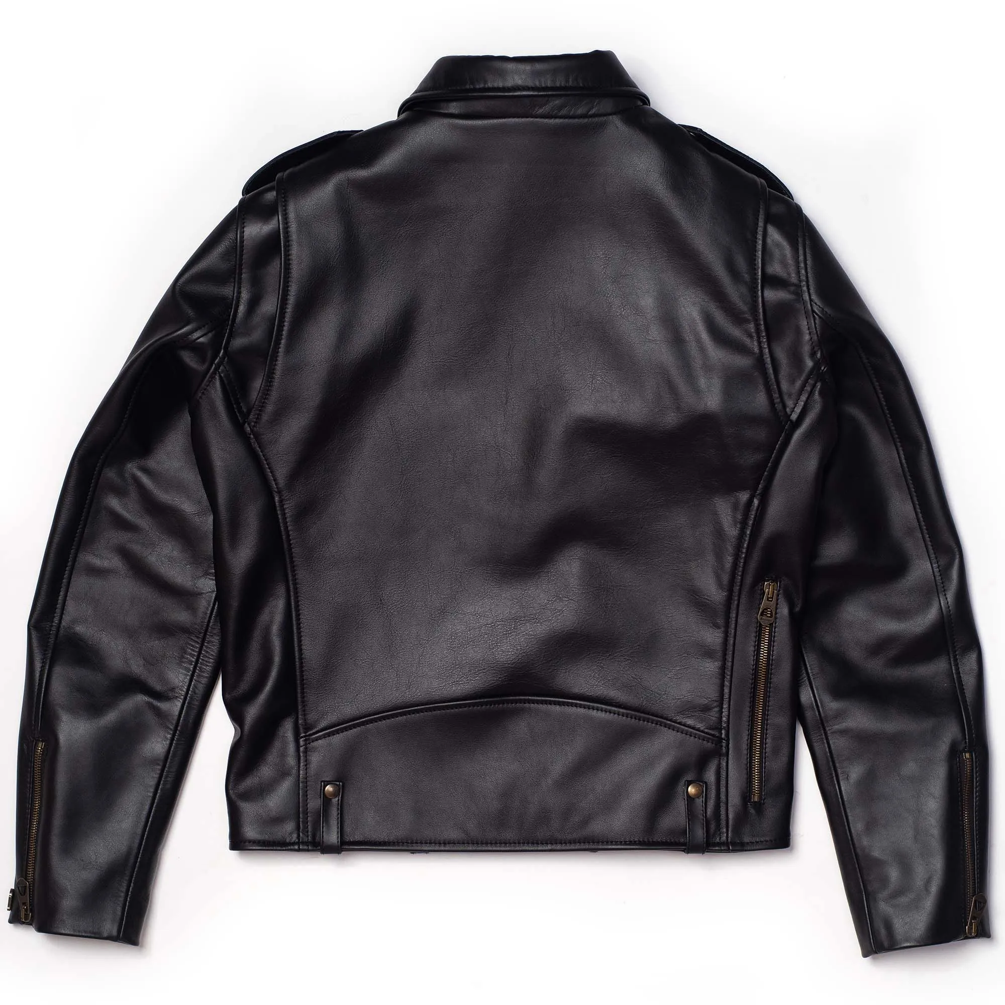 Chiodo Black Steerhide Leather Jacket - Shangri-la Heritage