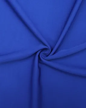 COBALT BLUE BANANA CREPE FABRIC