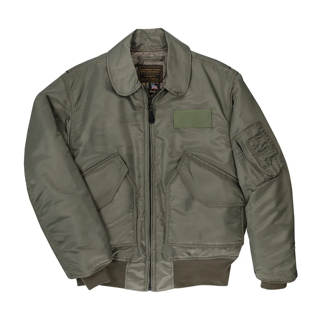 Cold Weather Bomber Jacket | Nylon Pilot Jacket