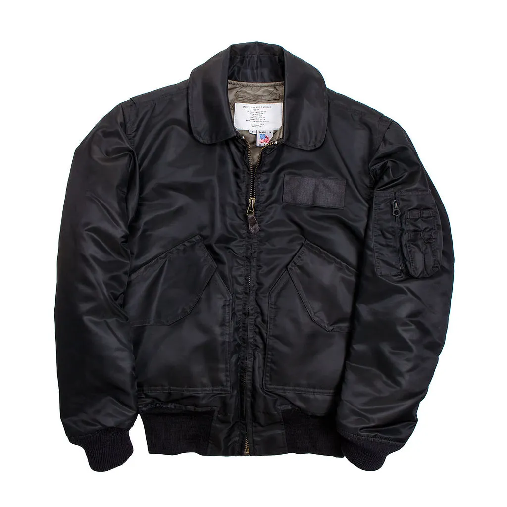 Cold Weather Bomber Jacket | Nylon Pilot Jacket