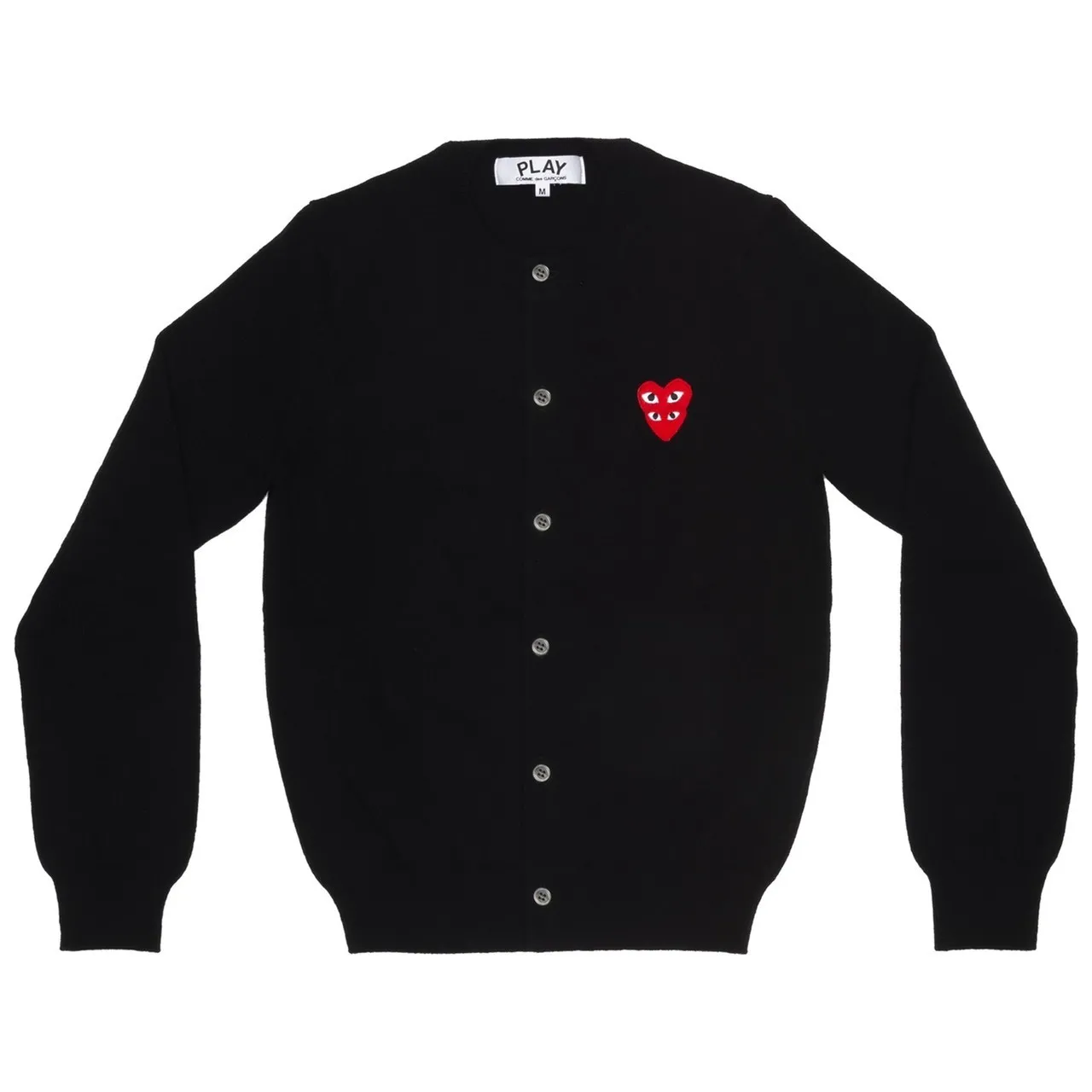 COMME des GARCONS  |Unisex Wool Street Style Long Sleeves Plain Logo Cardigans