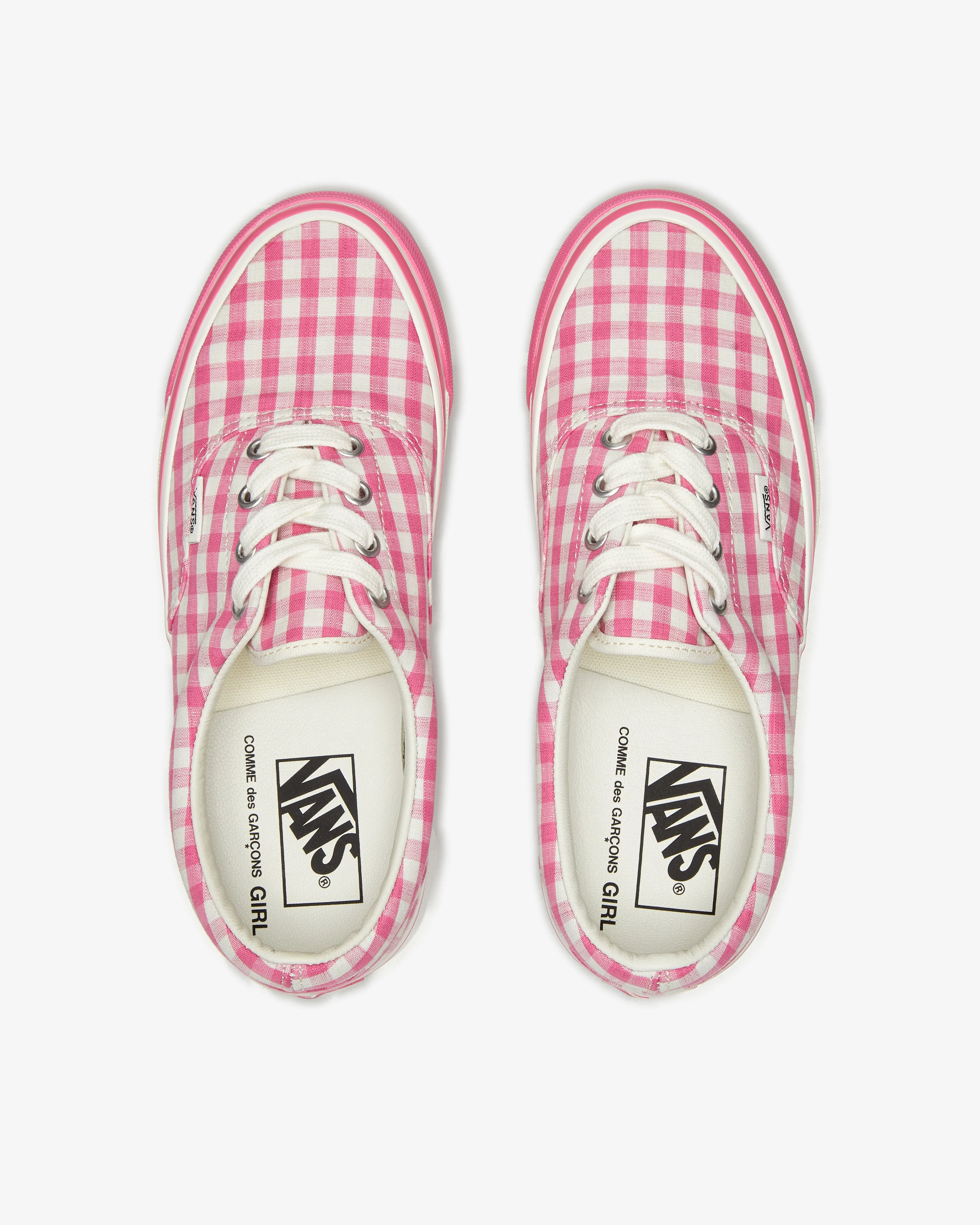 Comme des Garons Girl - Vans Gingham OG Era LX - (Pink)