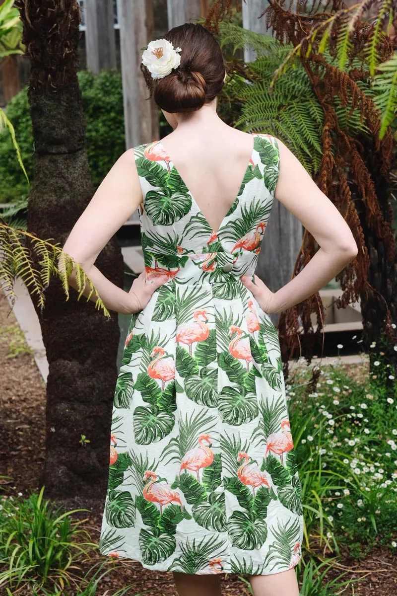 Cora Flamingo Dress