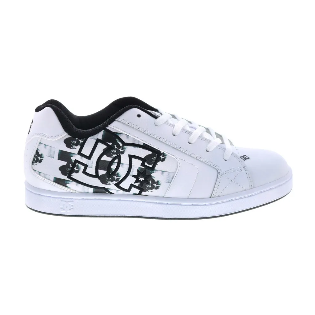 DC Andy Warhol Net ADYS100720-WBK Mens White Collaboration Sneakers Shoes