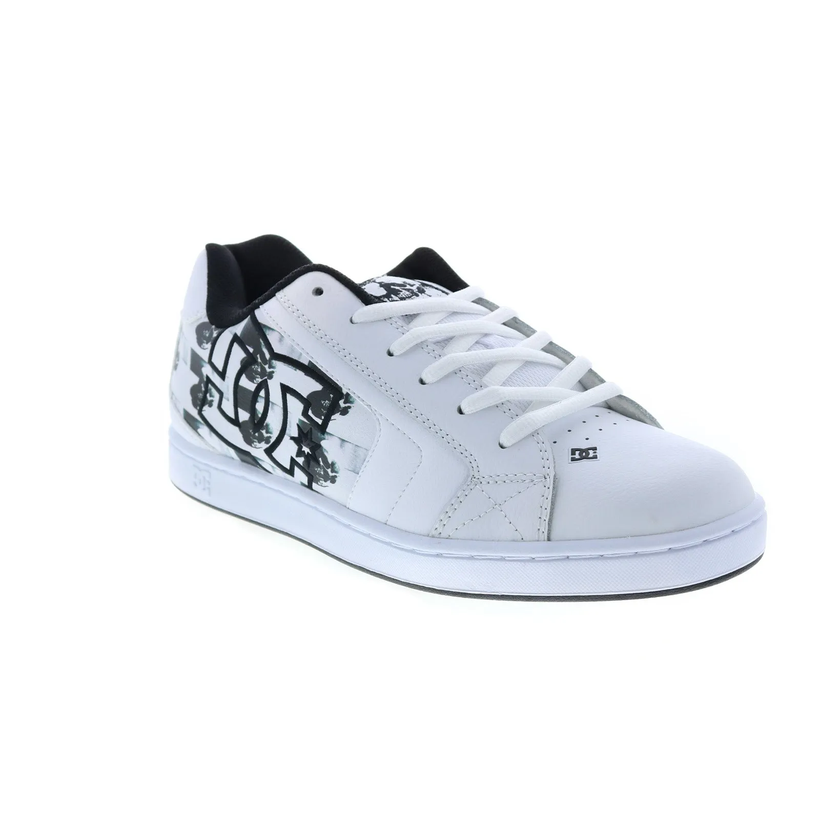 DC Andy Warhol Net ADYS100720-WBK Mens White Collaboration Sneakers Shoes