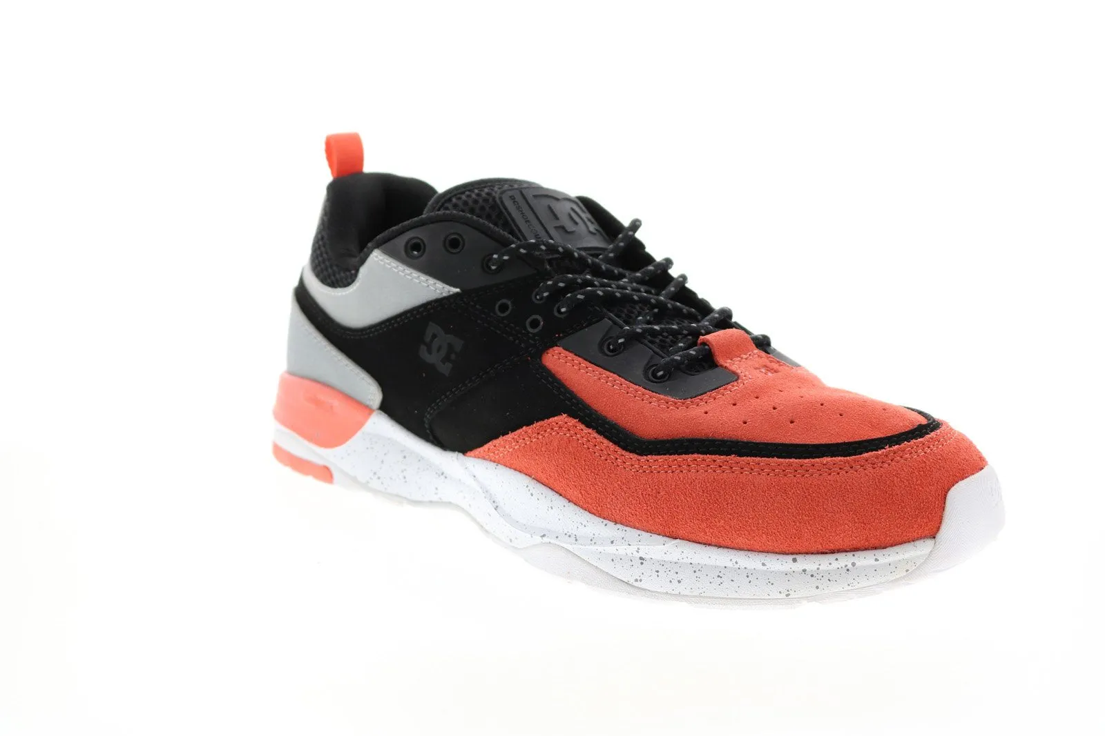 DC E.Tribeka SE ADYS700142 Mens Orange Nubuck Skate Inspired Sneakers Shoes