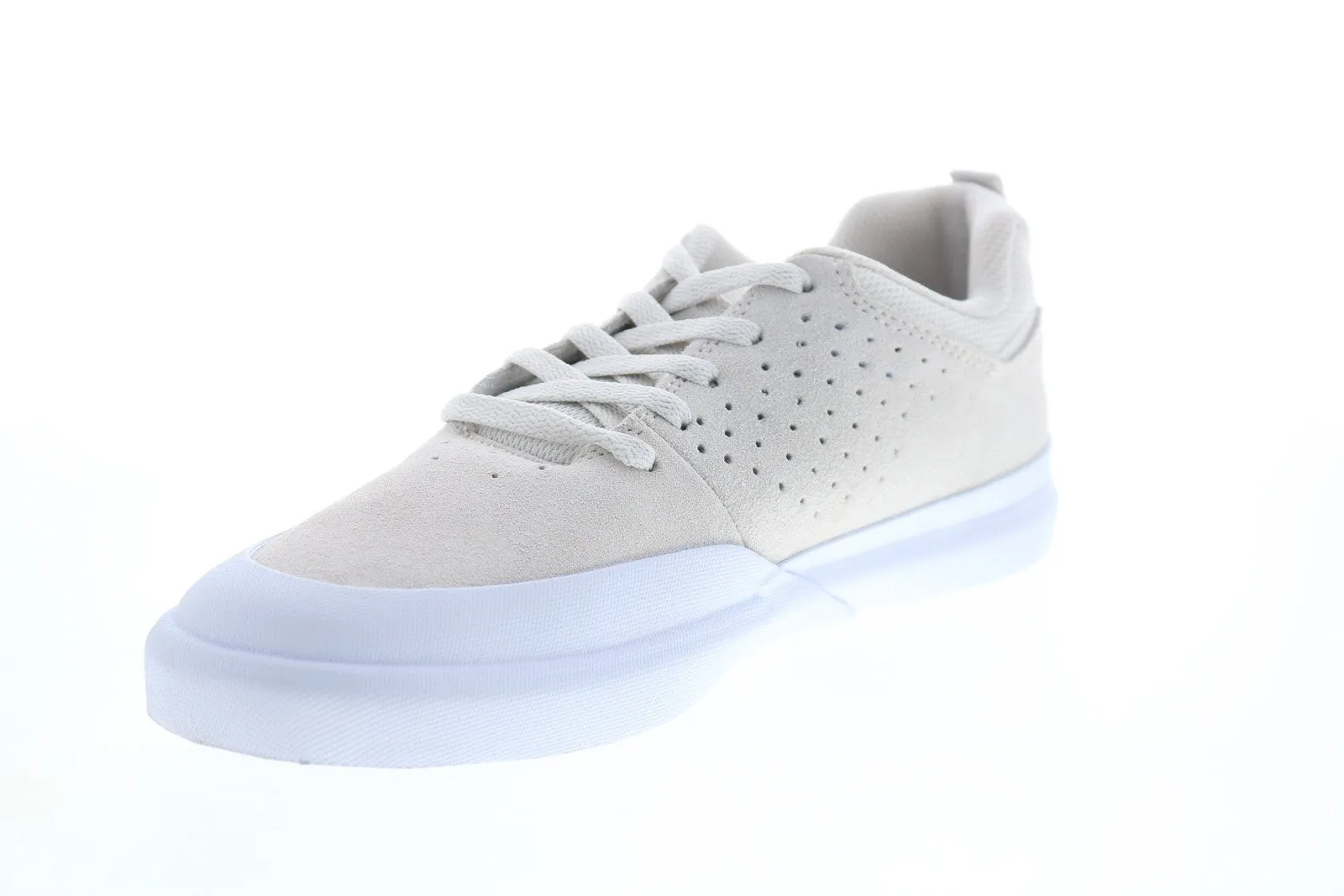 DC Infinite ADYS100522 Mens Gray Suede Skate Inspired Sneakers Shoes