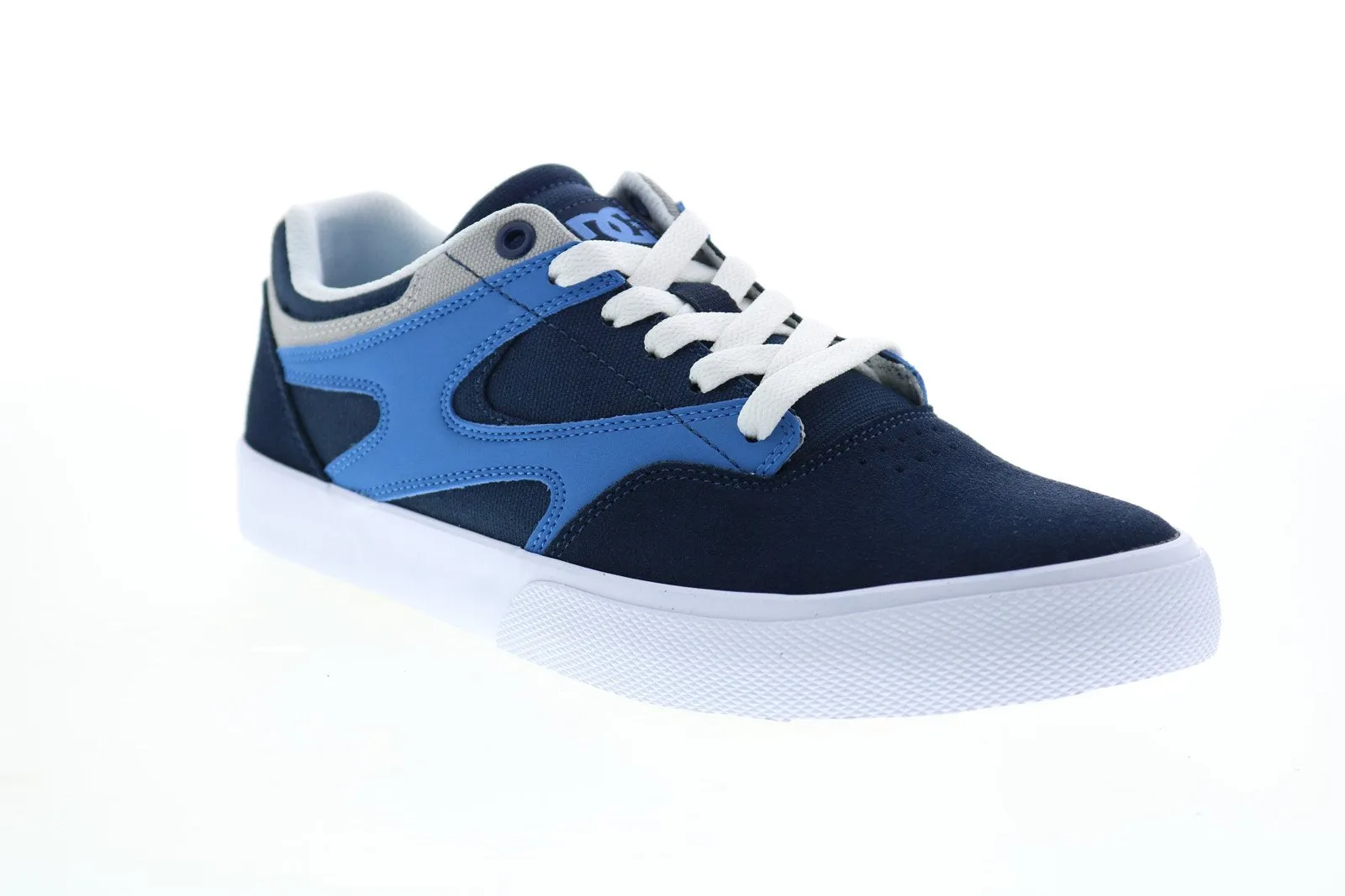 DC Josh X Will ADYS300658 Mens Blue Suede Skate Inspired Sneakers Shoes