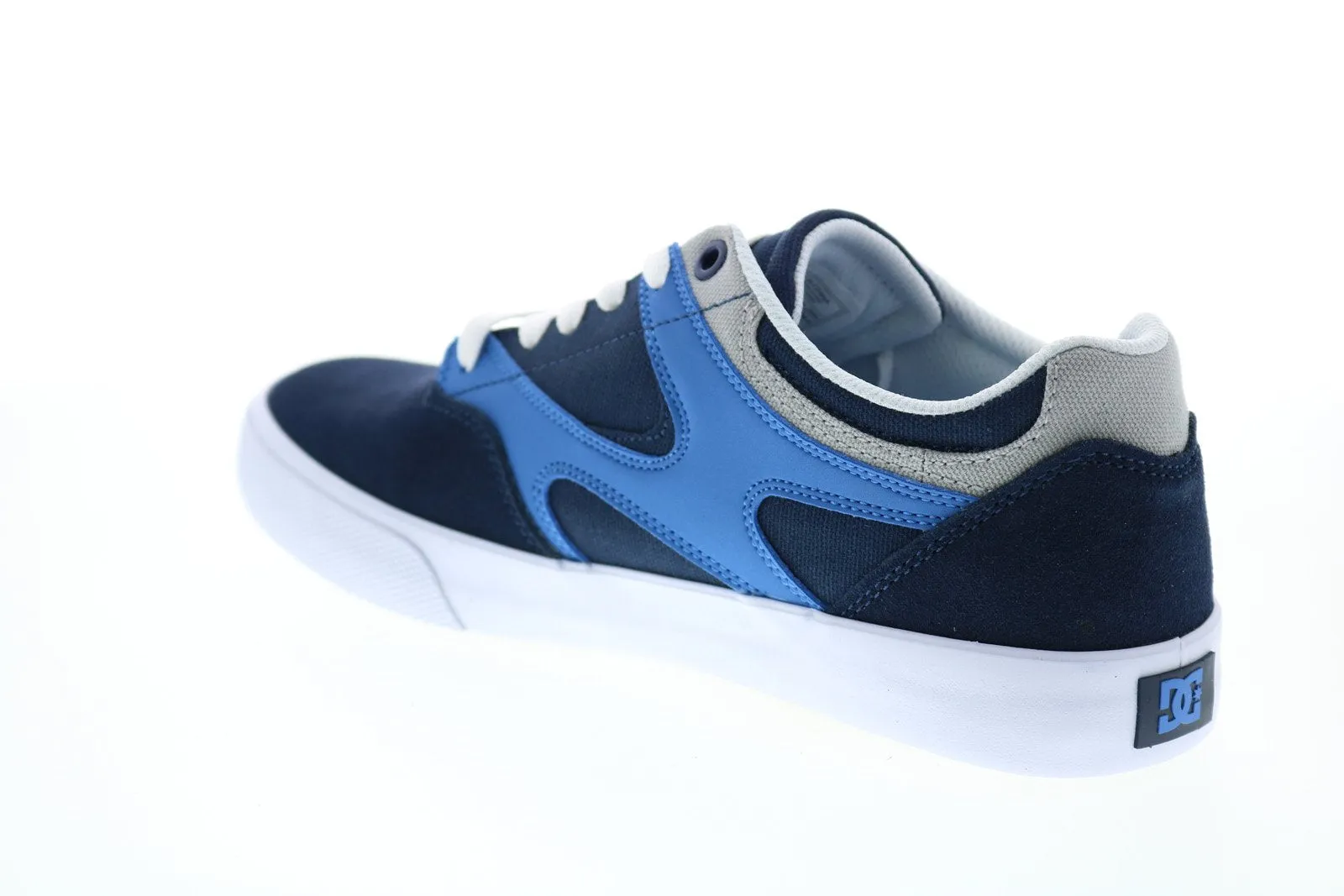 DC Josh X Will ADYS300658 Mens Blue Suede Skate Inspired Sneakers Shoes