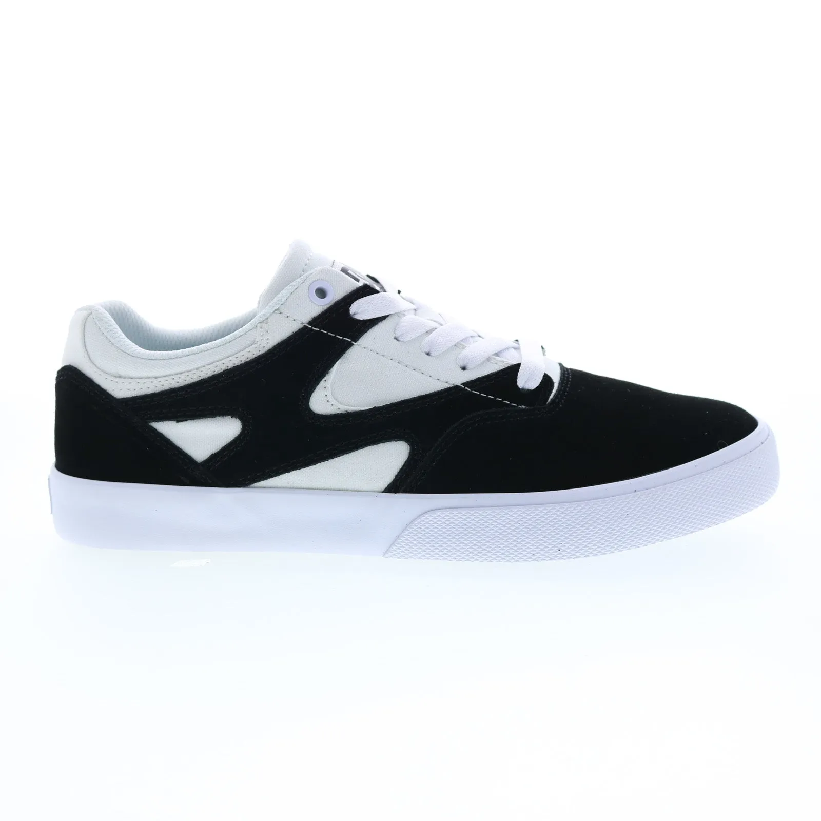 DC Kalis Vulc ADYS300569-WLK Mens Black Suede Skate Inspired Sneakers Shoes