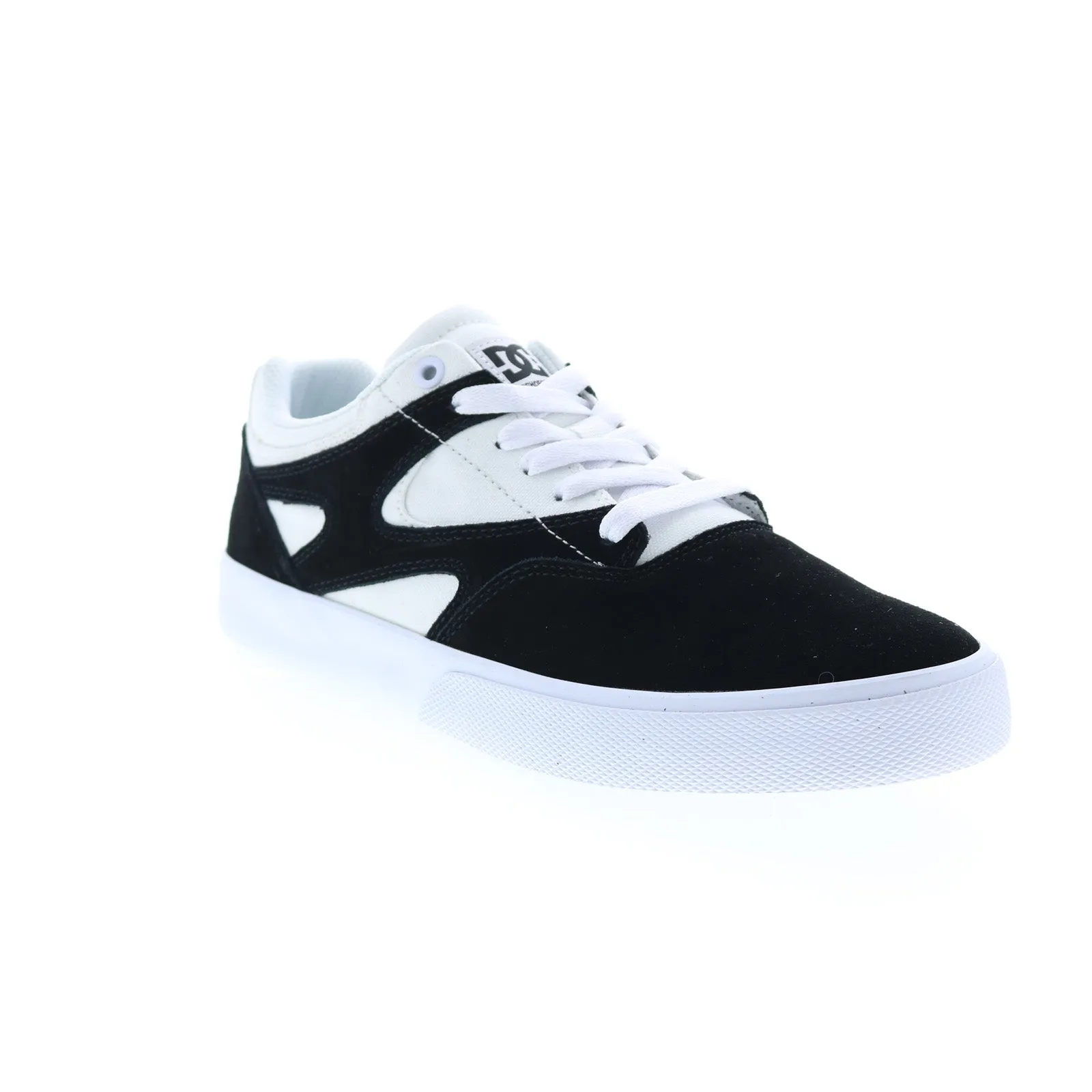 DC Kalis Vulc ADYS300569-WLK Mens Black Suede Skate Inspired Sneakers Shoes