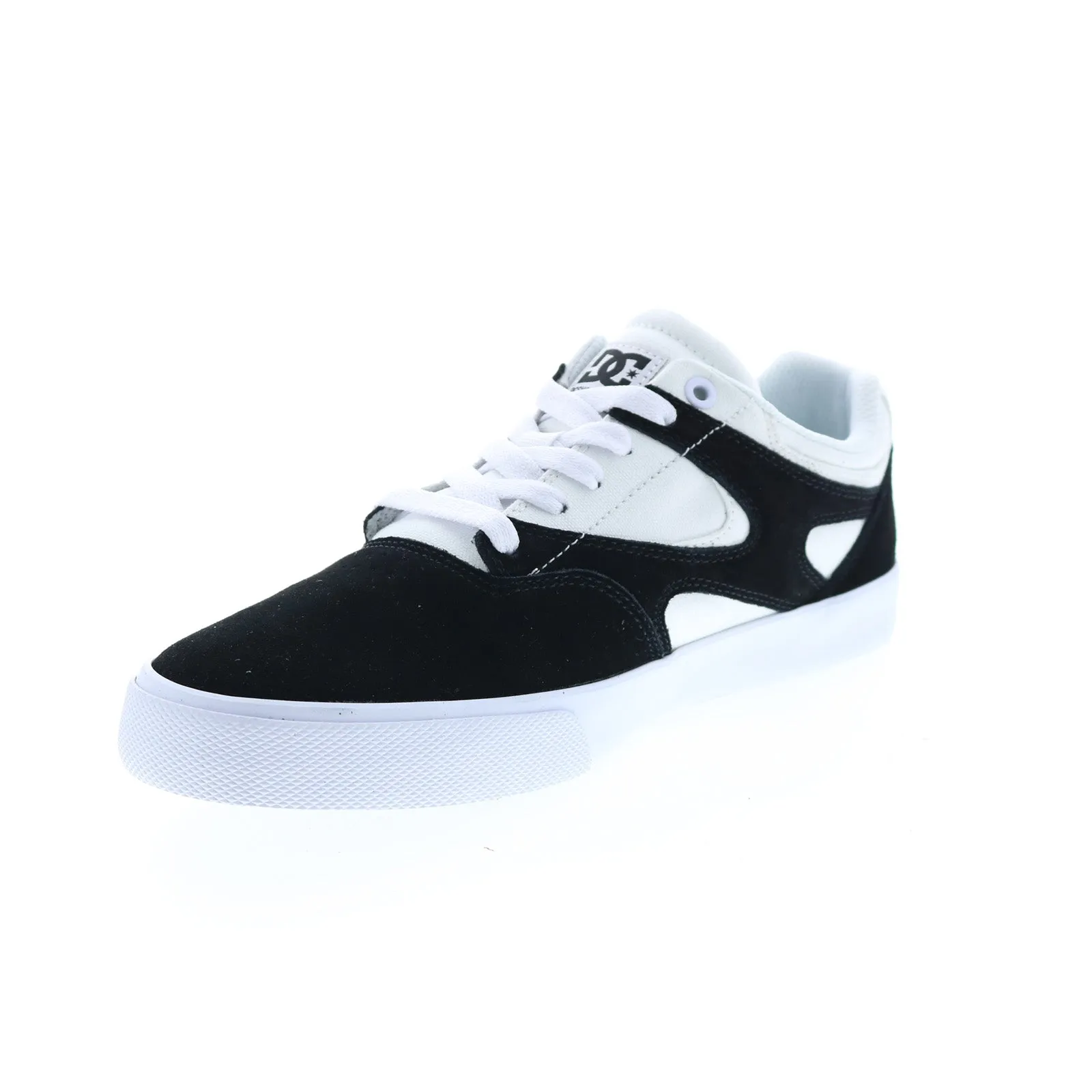 DC Kalis Vulc ADYS300569-WLK Mens Black Suede Skate Inspired Sneakers Shoes