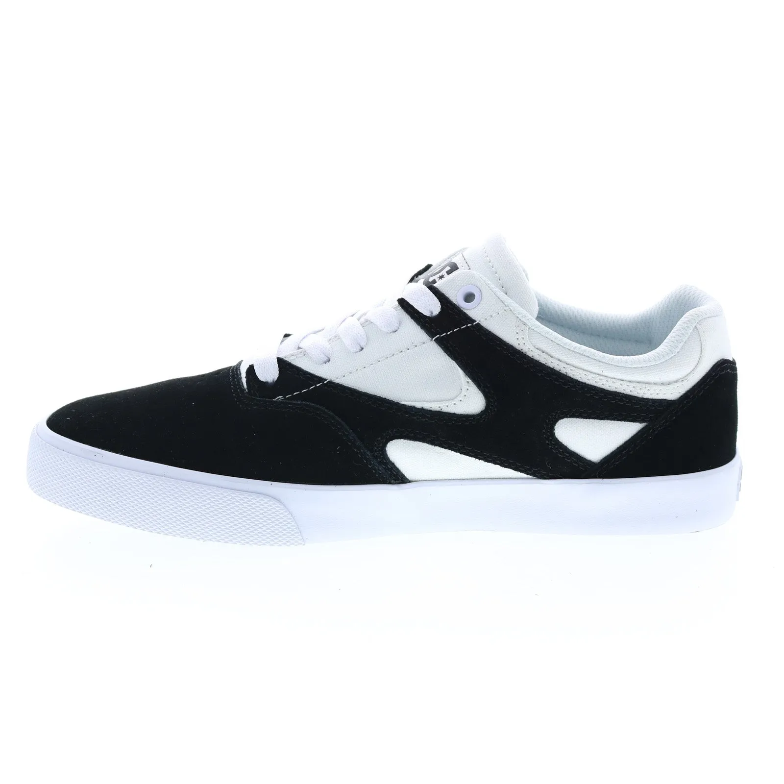 DC Kalis Vulc ADYS300569-WLK Mens Black Suede Skate Inspired Sneakers Shoes