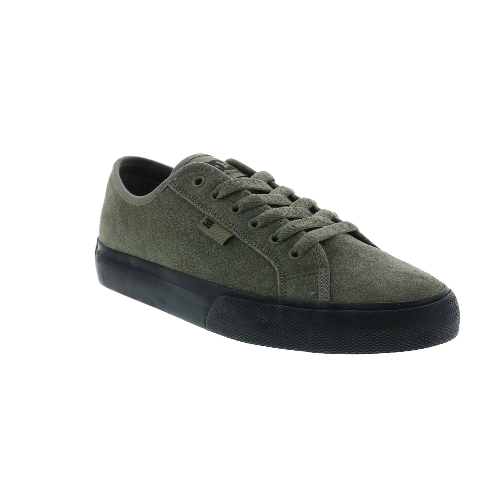 DC Manual Leather ADYS300679-BO0 Mens Green Skate Inspired Sneakers Shoes