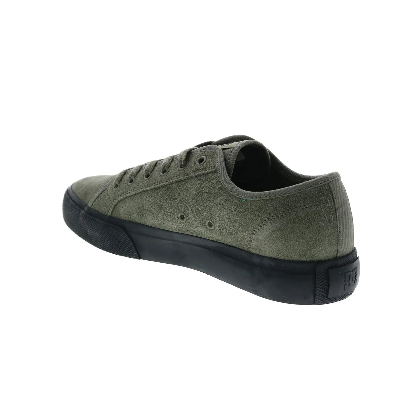 DC Manual Leather ADYS300679-BO0 Mens Green Skate Inspired Sneakers Shoes