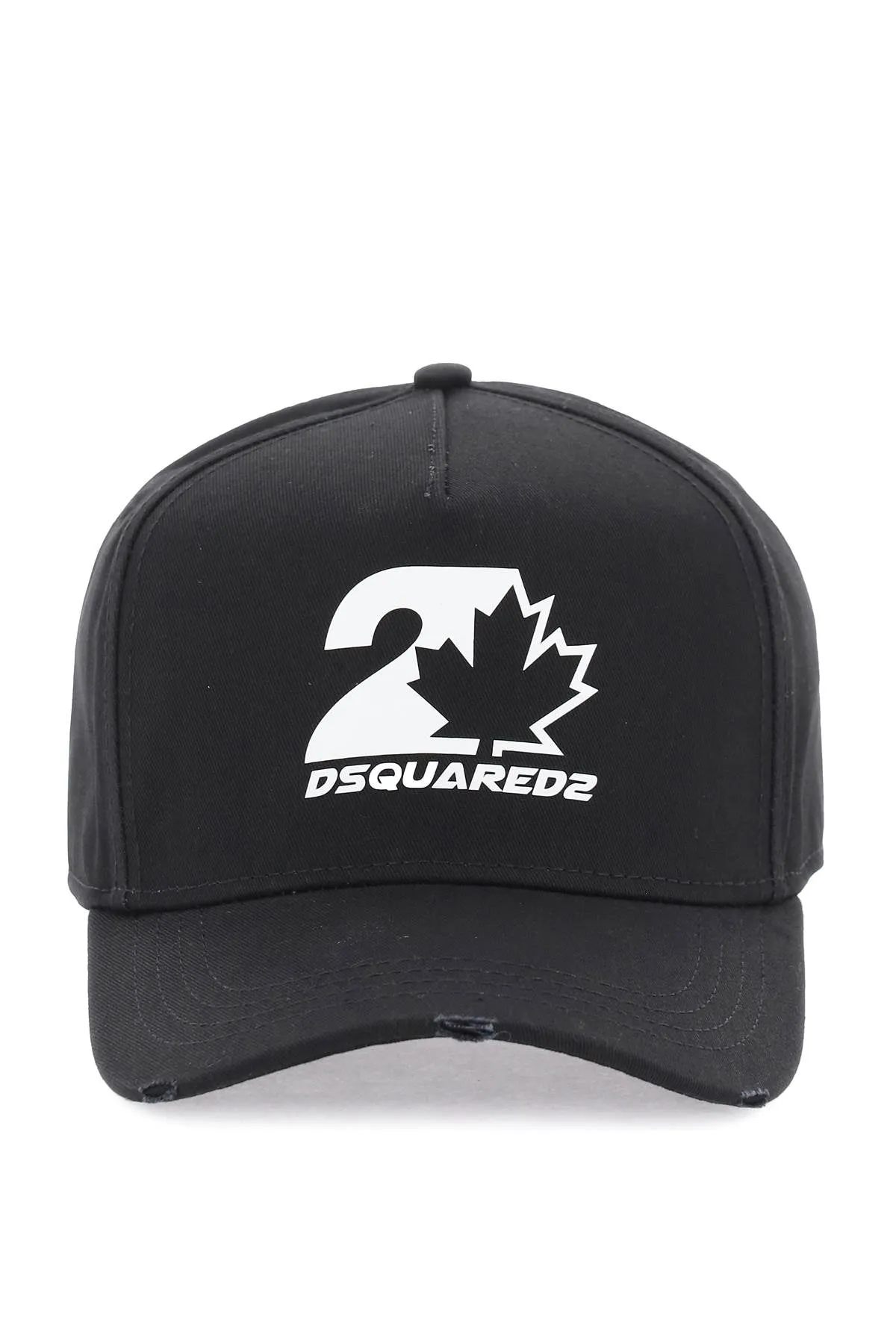 Dsquared2 Baseball Cap With Logoed Patch   Black