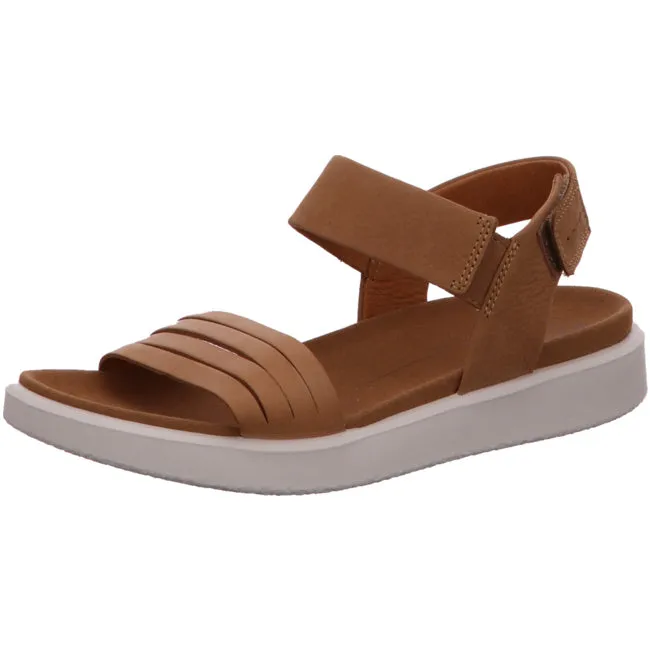 Ecco comfortable sandals for women brown