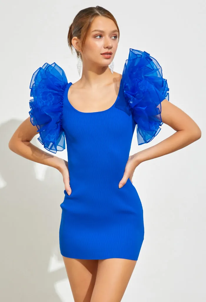 Florence Dress-Cobalt