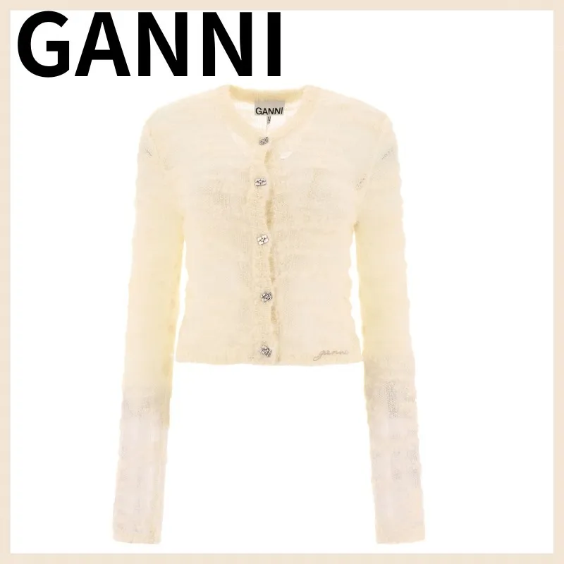 Ganni  |Casual Style Long Sleeves Party Style Office Style