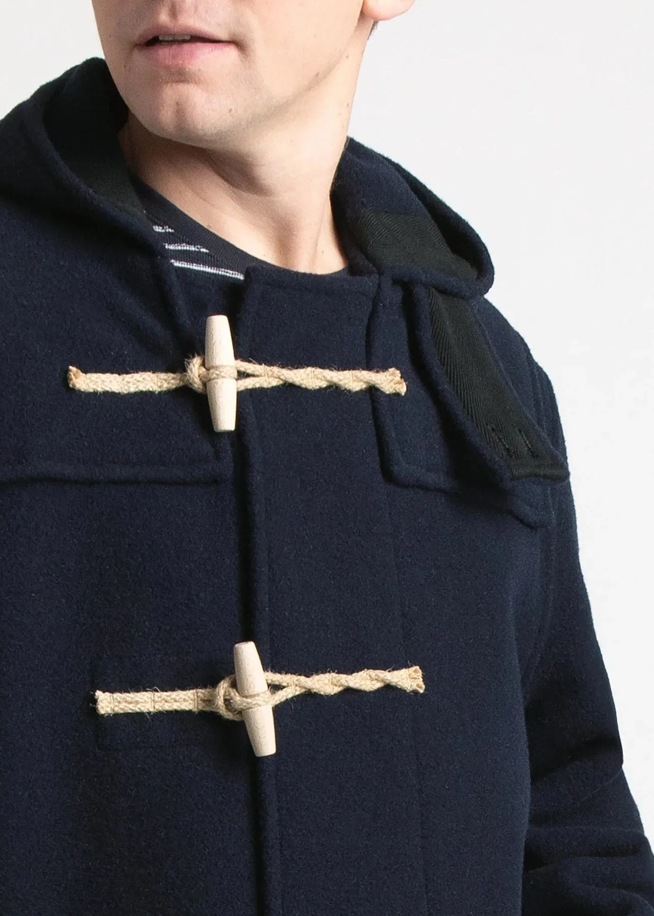 Gloverall Monty Duffle Coat - Navy