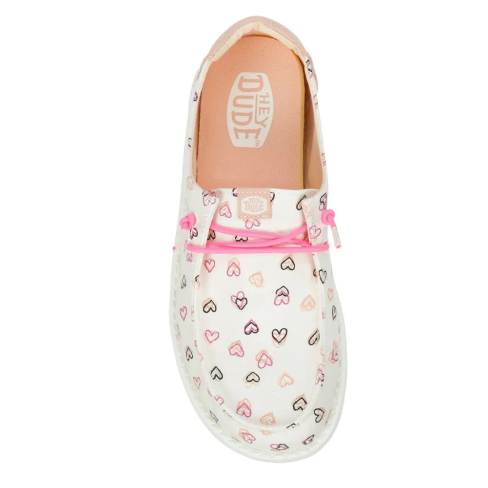 HEYDUDE  GIRLS WENDY YOUTH SLIP ON SNEAKER