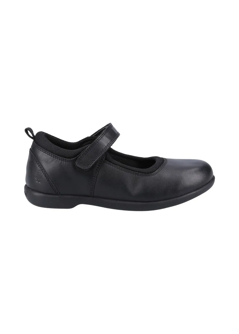 Hush Puppies Girls Black Bianca Snr School Shoes (Older 3-5)