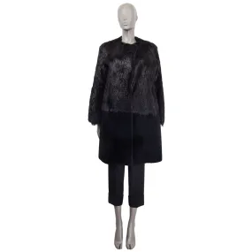 Jil Sander Portico Leather-Lined Fur Coat