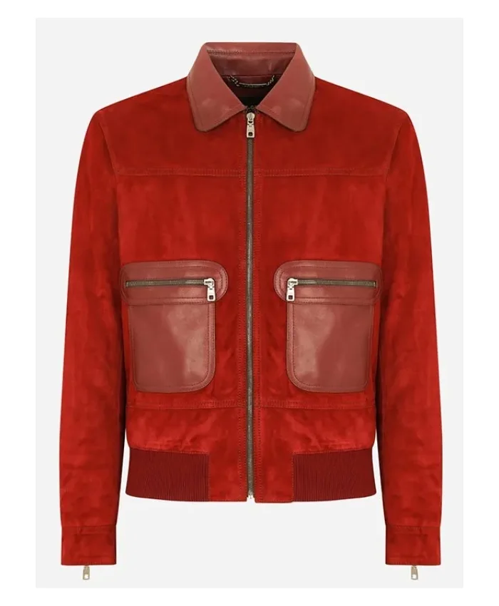 Joe Burrow Maroon Suede Leather Jacket - William Jacket