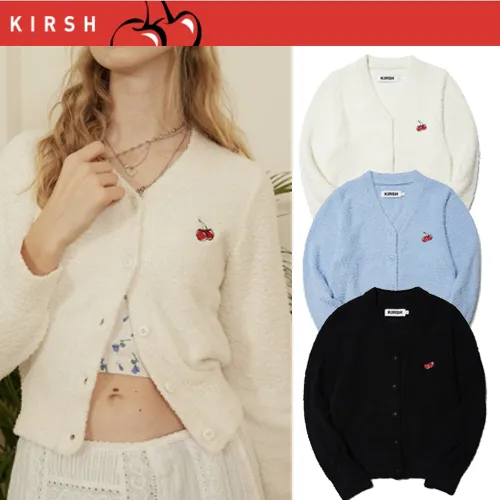 KIRSH  |Street Style Logo Cardigans