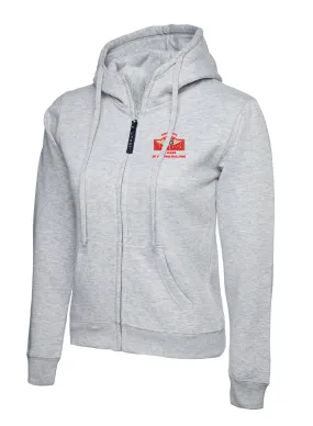 Ladies – Hoody Zipped – 40th Logo – HRCR