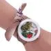 Leisure Womens Quartz Watch Rhinestone Crystal Bracelet Clock Scarves Watch Relogio Feminino