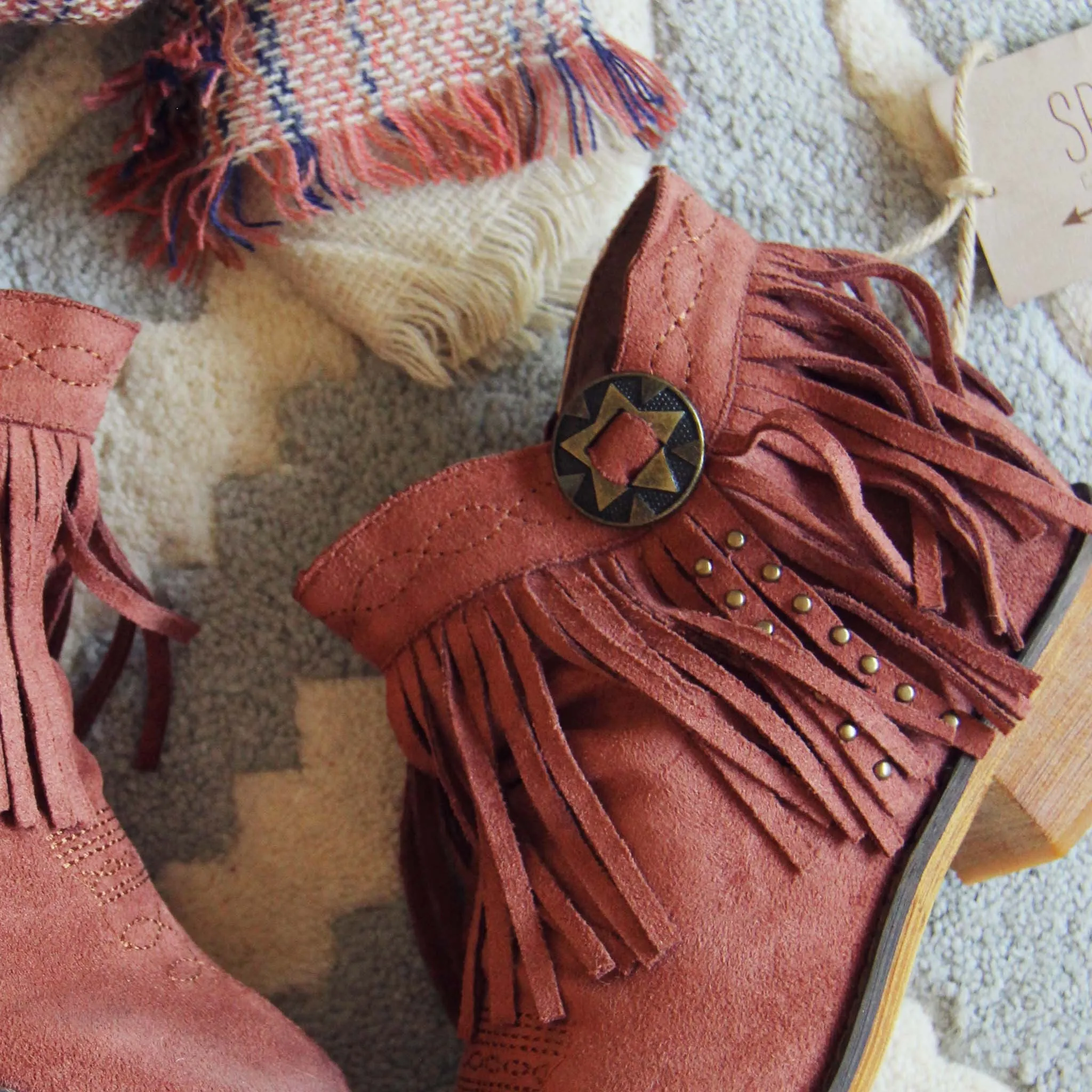 Lost Valley Fringe Boots