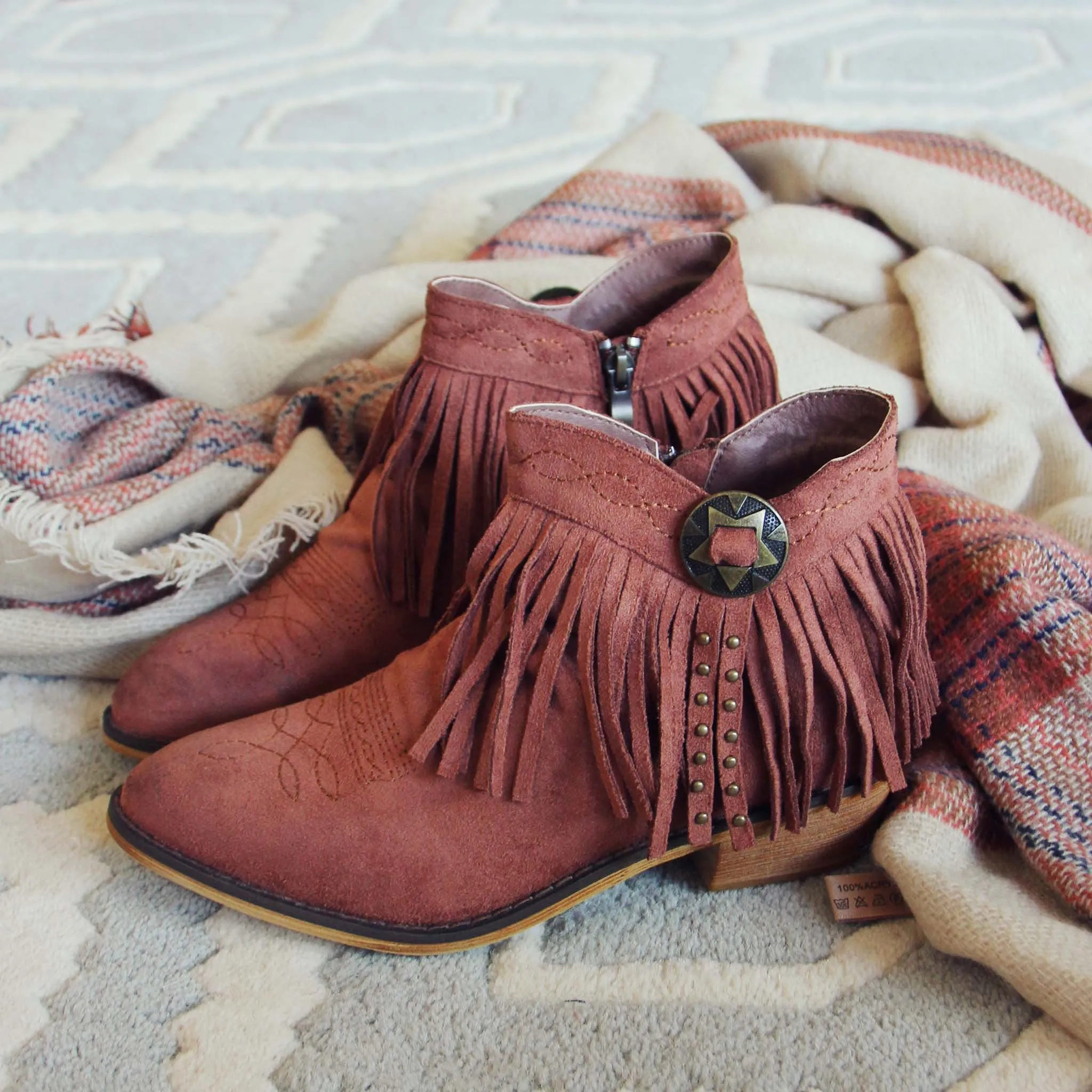 Lost Valley Fringe Boots