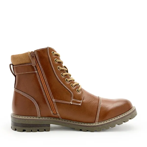 Men's Motorcycle-Styled Oxford Boots