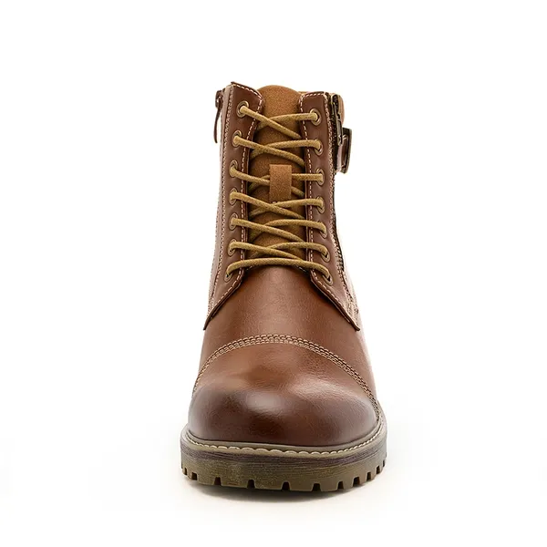 Men's Motorcycle-Styled Oxford Boots